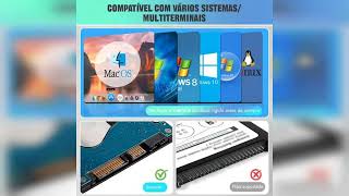 Resenha: Dock Station USB 3.0 Dual Hd Ssd Sata 2.5" 3.5" Clone Offline 28TB