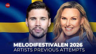 🇸🇪 Melodifestivalen 2026 Artists Previous Songs