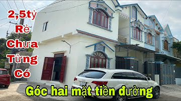 Góc hai mặt tiền (3177) giá rẻ dt 9x7m giá 2,5tỷ tại TP Thuận An Bình Dương