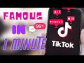 How to get Famous on Tiktok in 1 Minute ~Tiktok Followers Tricks 2023