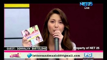 DONNALYN BARTOLOME NET25 LETTERS AND MUSIC Guesting (Part 2)