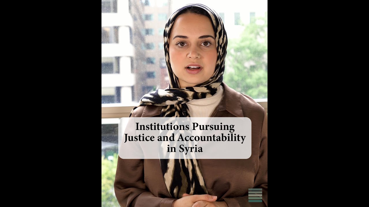 Overview of Institutions Pursuing Justice and Accountability in Syria