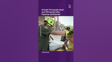 At least 144 people killed in Myanmar quake