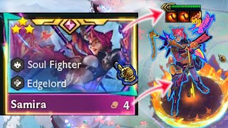 3つ星サミラ 8ソウルファイター！これはヤバい⭐⭐⭐ | TFT セット15 ランク #tftset15 #teamfighttactics