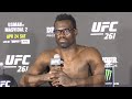 Uriah Hall: Doesn&#39;t feel like a Win after BREAKING Chris Weidman&#39;s Leg | UFC 261 Post