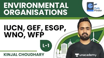 L1: ESGP, GEF, IUCN, WNO, WFP | Environmental Organisations | UPSC CSE/IAS 2021 | Kinjal Choudhary
