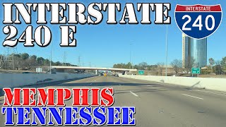 I-240 East - Memphis - Tennessee - 4K Highway Drive