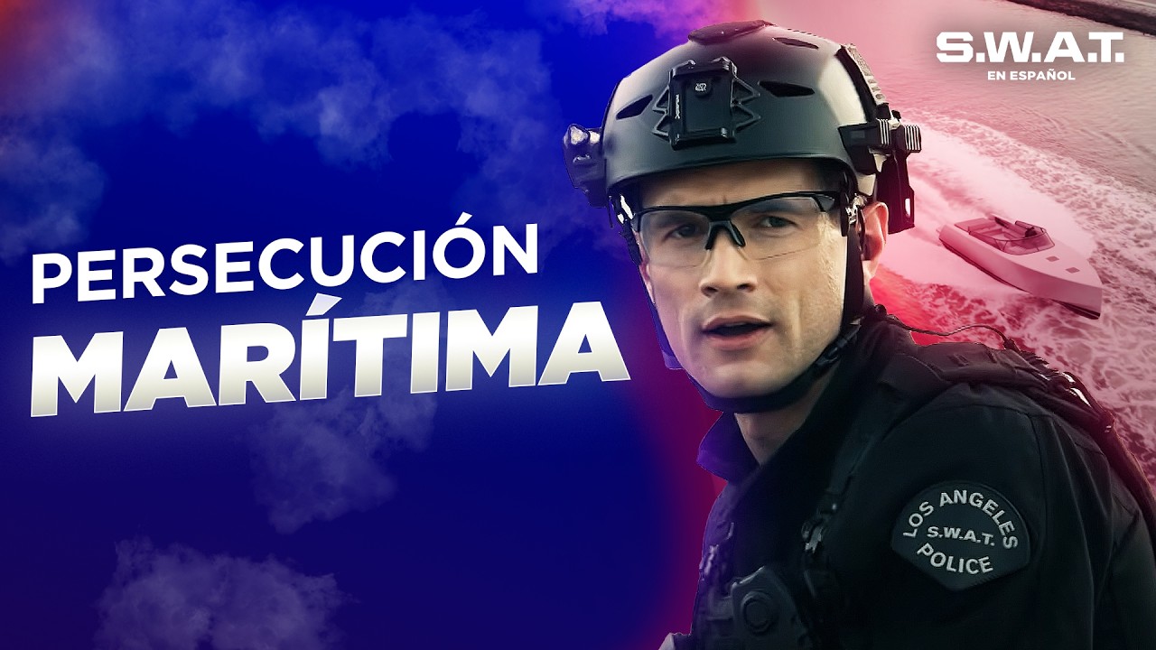 Persiguen a un criminal en lancha | Temporada 5 | S.W.A.T. en Español
