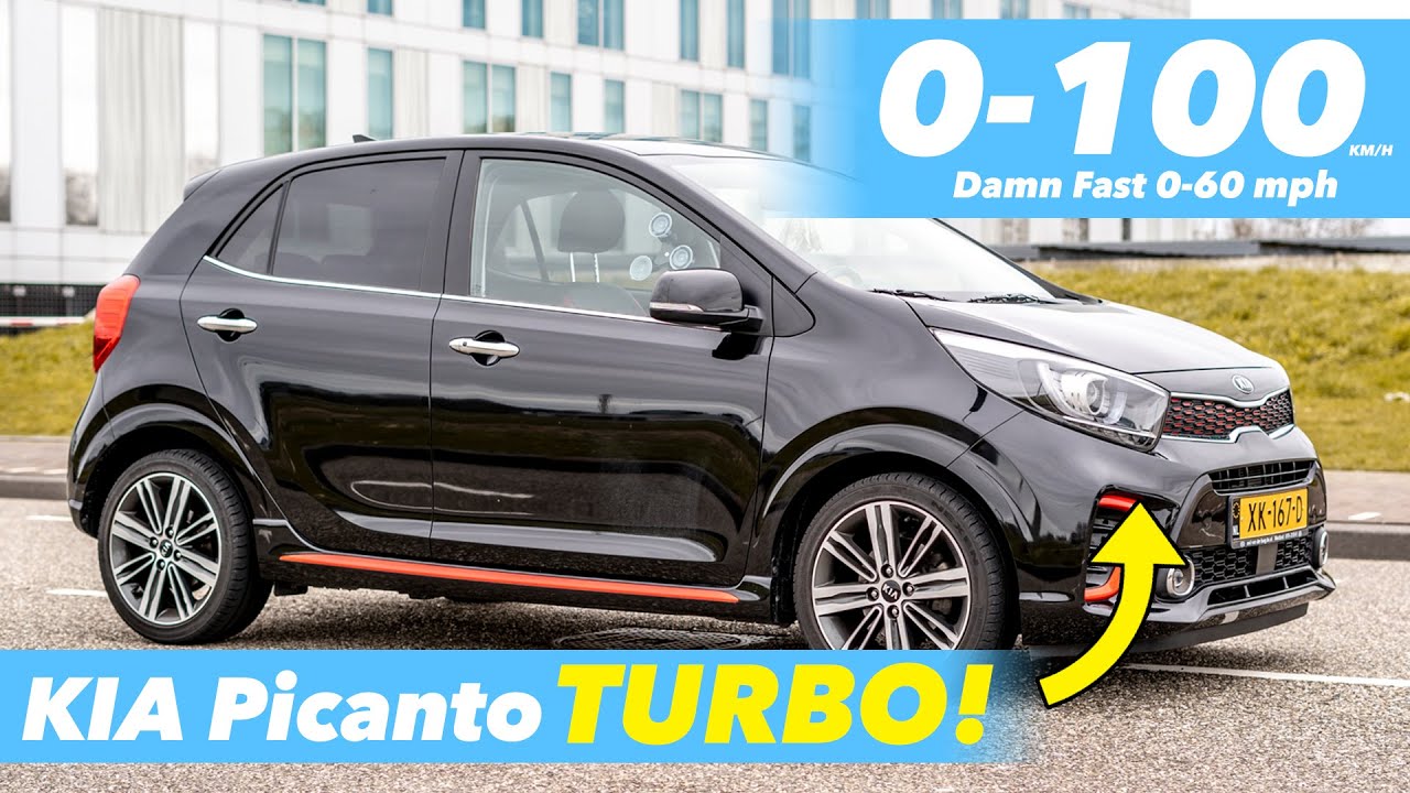 2019 Kia Picanto GT-Line 1.0 T-GDI 0-100 Acceleration (TURBO