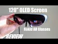 Review rokid air ar smart glasses  portable 120 oled display in your pocket  xreal air rival