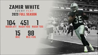 Zamir White 2023 Highlights | Every Run, Target, and Catch