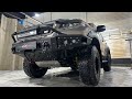 Бампер силовой передний BMS ALFA для Тойота Прадо 150 2018-2024