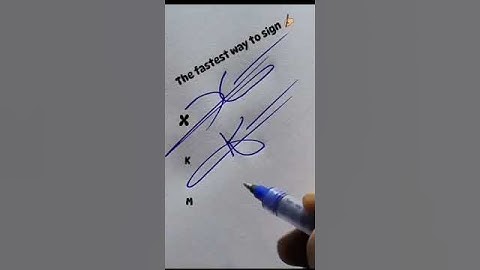 The fastest way to sign How to learn your signature♥ #signature #handwriting #lovestory #art #sign