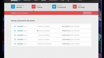 High Availability in Rethinkdb