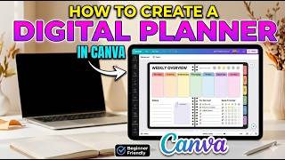 How to Create a Digital Planner in Canva (Beginner Tutorial)