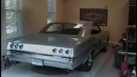 65 Chevy Impala SS open headers irritates my neighbor