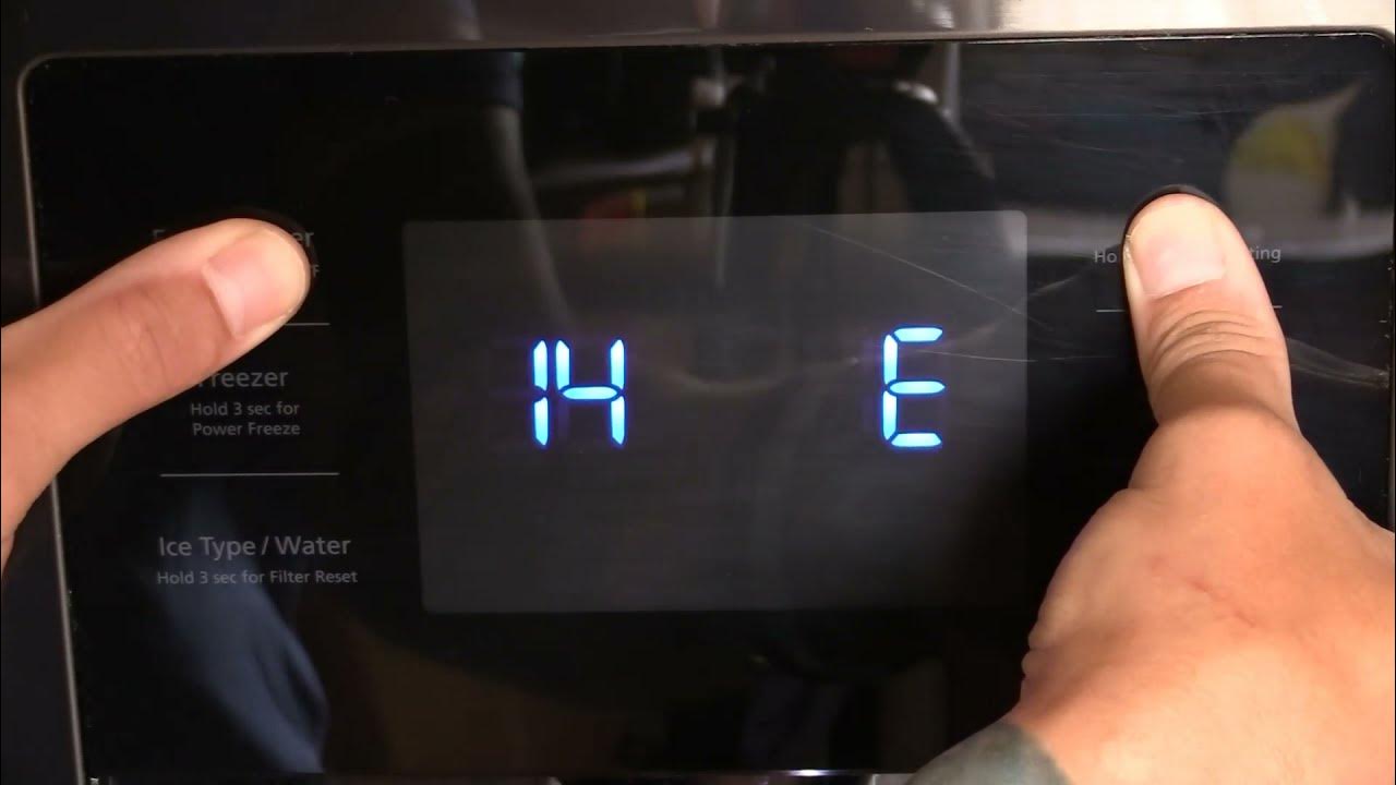 How To Checking Error Codes on a Samsung French Door Refrigerator