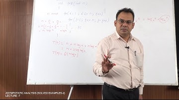 Design and Analysis of Algorithm | Lecture 7 | Prof. Tapan Kumar Hazra