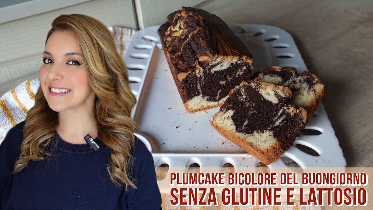 PLUMCAKE BICOLORE DEL BUONGIORNO SENZA GLUTINE E LATTOSIO