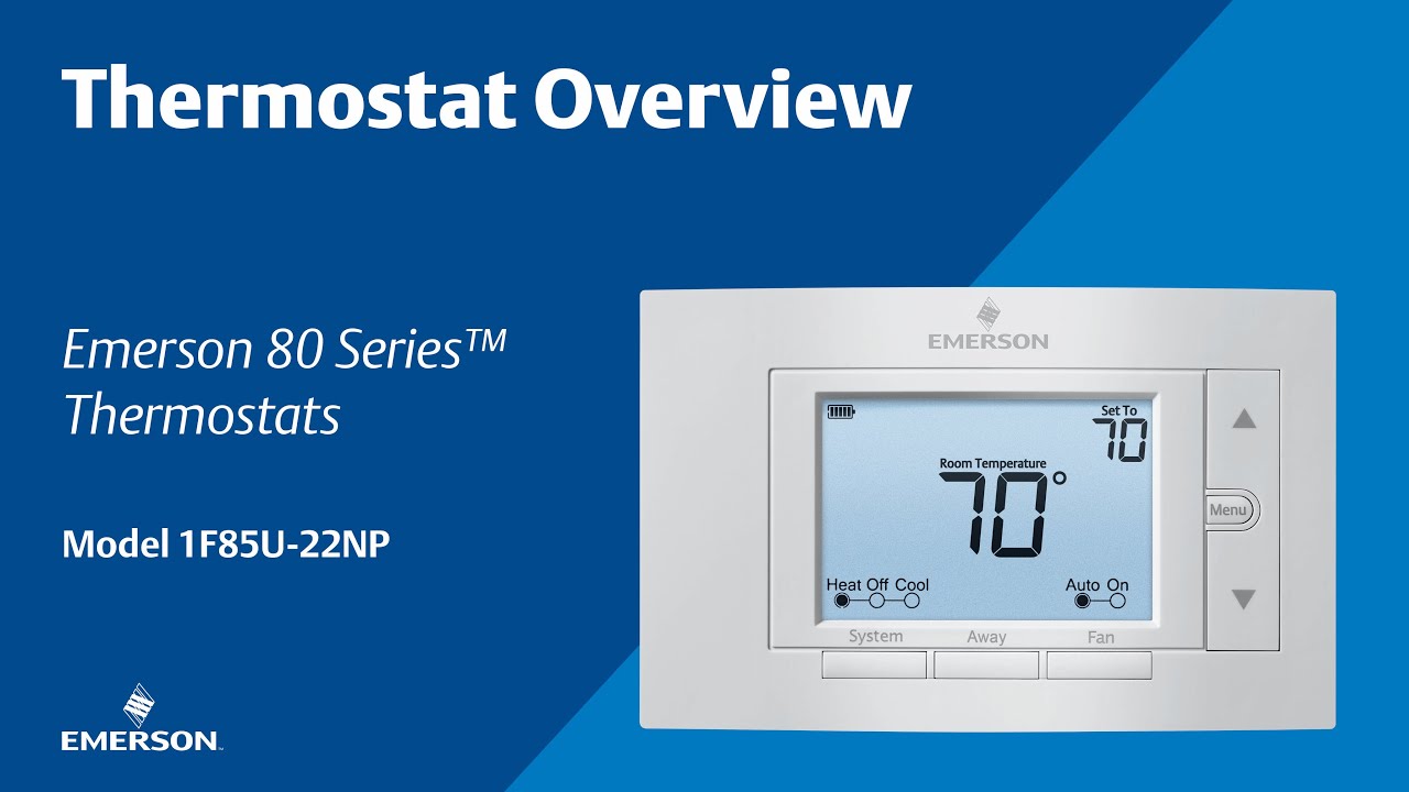 80 Series - 1F85U-22NP - Thermostat Overview - YouTube