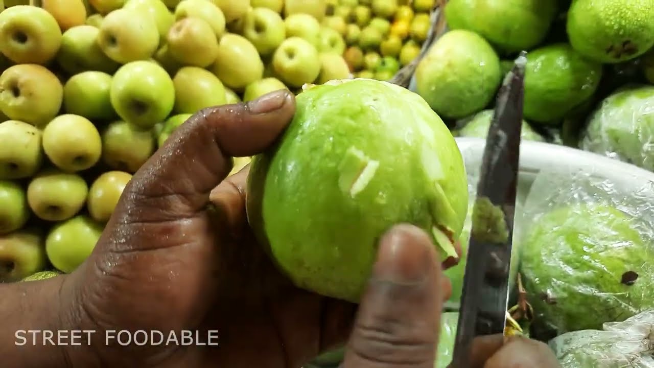 Delicious desi pyara (Guava) Fruit BD Street Food Street Foodable