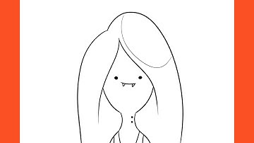 How To Draw Marceline With Guidelines (Adventure Time)