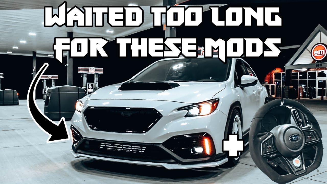 Rexpeed Suede Steering wheel + JDM Fog Bezels w/ turn signal // Install+Impressions// #2022wrx