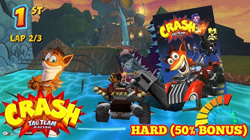 Crash Tag Team Racing -  Tiki Turbo Race gameplay | 60fps