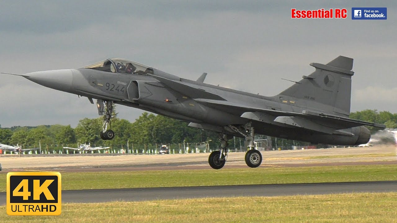 JAS 39 GRIPEN (Czech Republic Air Force) at RIAT 2017 [*UltraHD and 4K*]