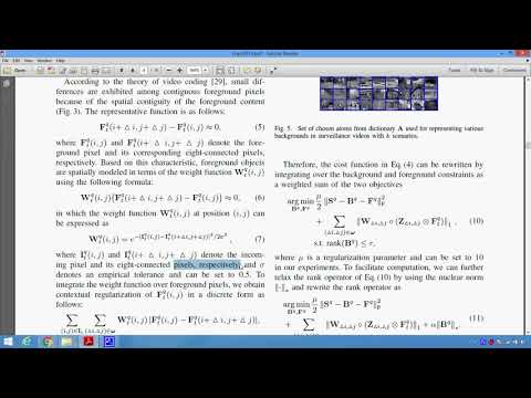 A Robust Moving Object Detection in Multi Scenario Big Data for Video Surveillance in Matlab