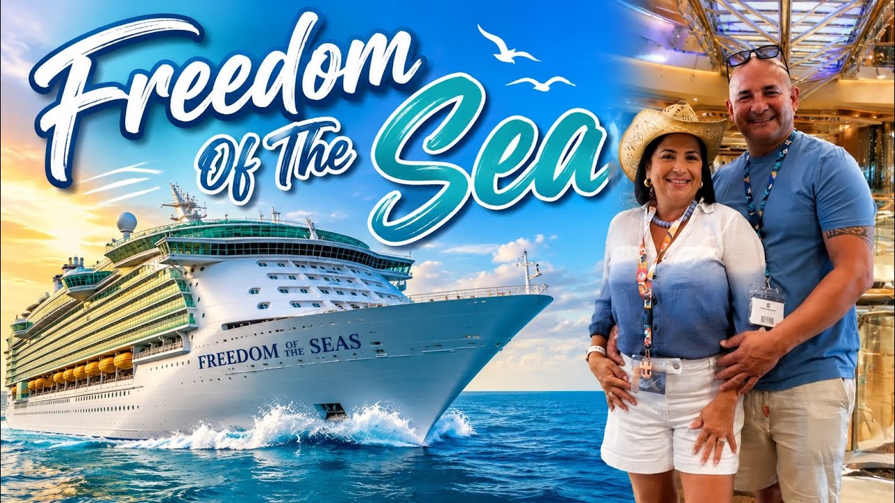 ¡NUESTRO PRIMER DÍA, A BORDO DEL FREEDOM OF THE SEAS! 🛳️🌊 CELEBRANDO LA LUNA DE MIEL ￼