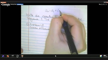 Section 4.6:  Arithmetic Sequences