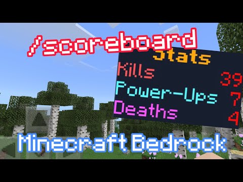Гайд На Команду Scoreboard! Minecraft Bedrock