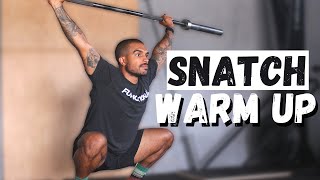 Snatch Warm Up For Beginners | Mobility Drills & Barbell Complex