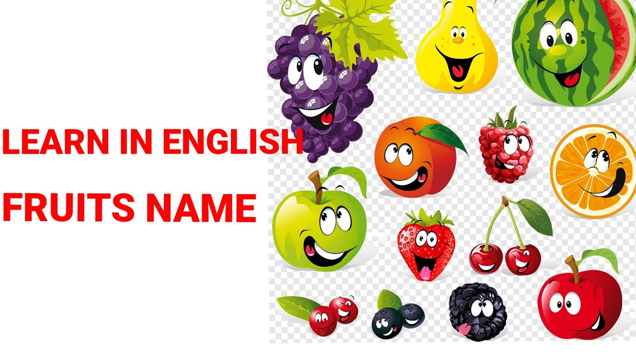 learn-in-english-wards-fruits-name-preschool-learning-for-kids-youtube