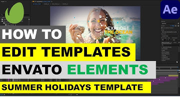 How to Edit Envato Elements Templates in After Effects 2nd Tutorial
