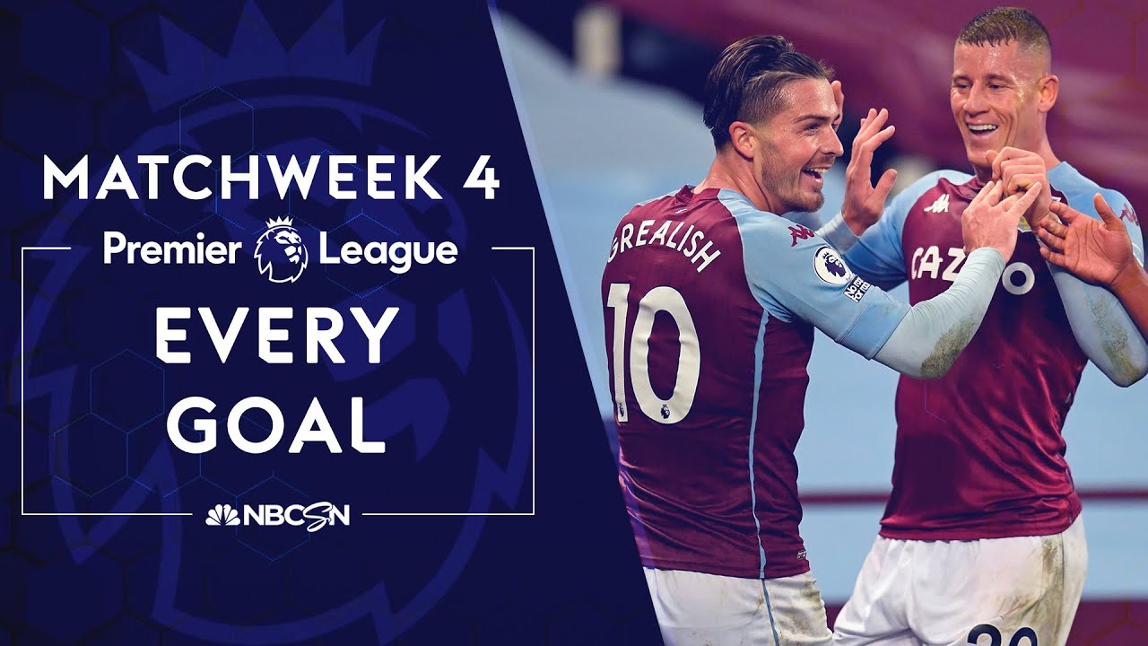 Every Premier League goal from 202021 Matchweek 4 NBC Sports YouTube