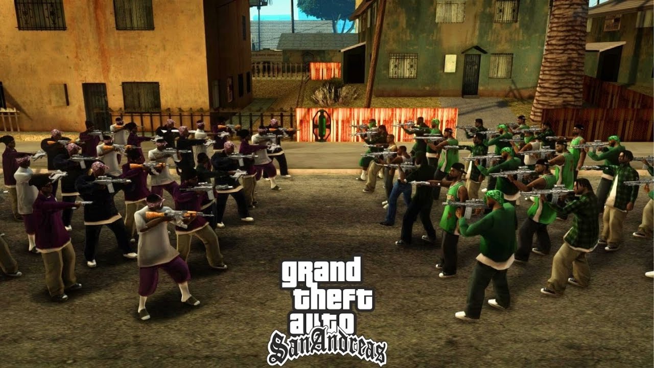 GROVE STREET VS BALLAS ULTIMATE GANG WAR