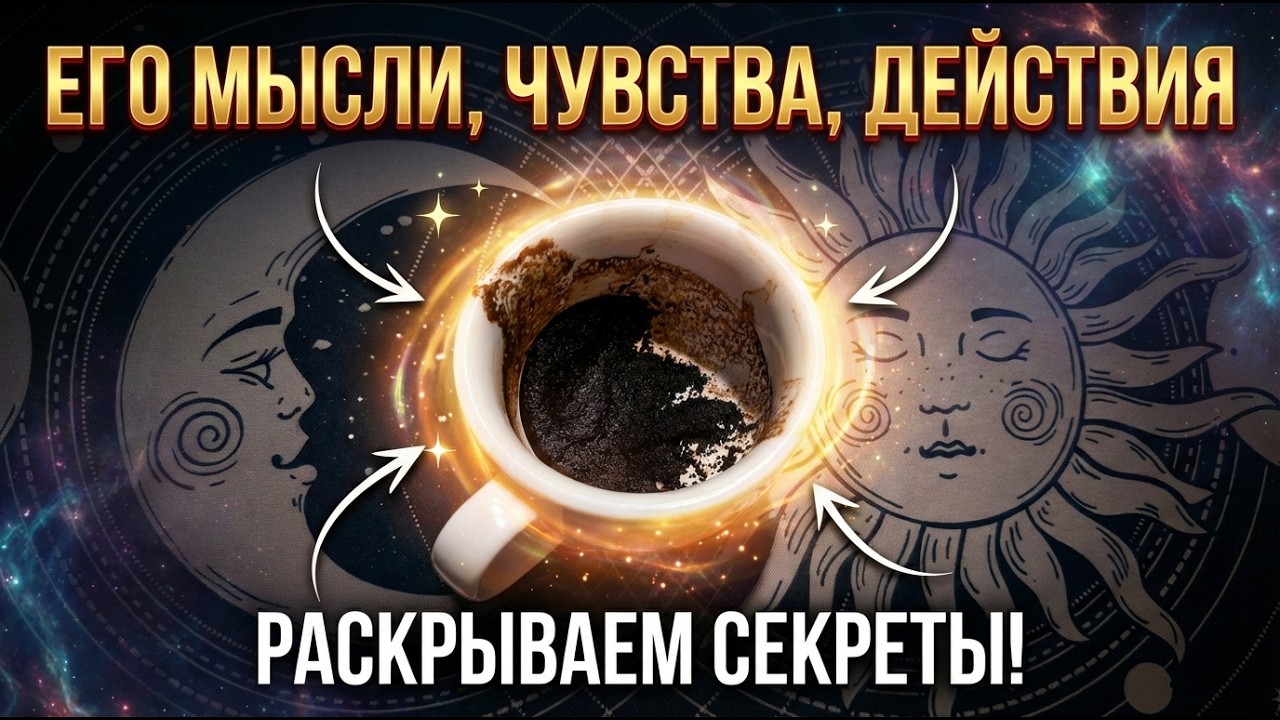 Его мысли,чувства,действия. Таро. Кофе. Цыганский расклад.