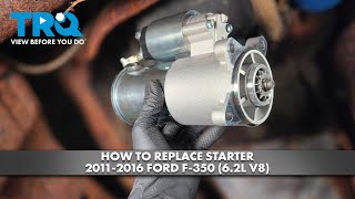 How to Replace Starter 2011-2016 Ford F-350 (6.2L V8) screenshot 2
