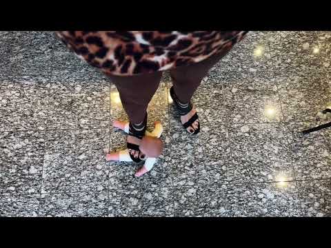 Baby Doll Head Crush Face Crush Trample, Grind and Twist in Black Stiletto Heels #asmr #crushing