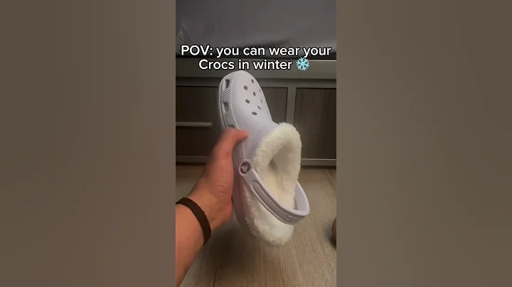 Want to wear your crocs in winter? 🥶
