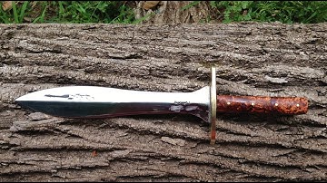 Short Sword From 5160 Leaf Spring Part 2