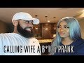 CALLING WIFE A B*TCH PRANK!!! she slapped me HARD