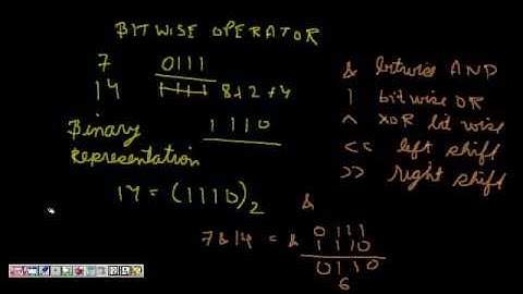 C Programming Tutorial: Operators and Expressions (Conditional and Bitwise Operator)