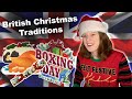 American Reacts to British Christmas Traditions