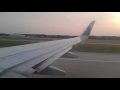 United Airlines Boeing 737-900ER takes off from Houston to Fort Lauderdale