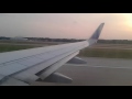 United Airlines Boeing 737-900ER takes off from Houston to Fort Lauderdale