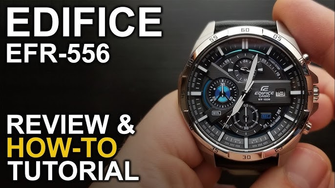 Casio Edifice EFR-556L-1AVUEF Unboxing HD - YouTube