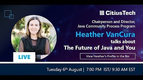 Mumbai JUG Event: Future of Java and You by Heather Vancura